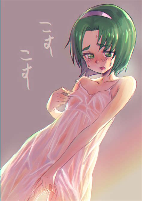 Rule 34 Akimoto Komachi Bare Arms Bare Shoulders Blush Breasts Clothed Masturbation Clothes