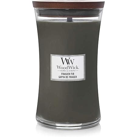 Woodwick Large Hourglass Scented Candle Wood Smoke With Crackling