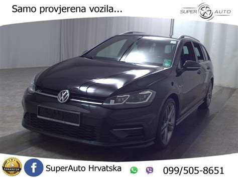 VW Golf 7 Var 1 5 TSI R Line 150 KS ACC LED KAM GR SJED ASIST 2019 God