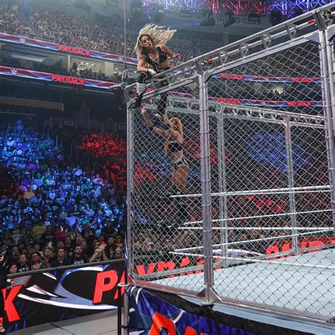 Becky Lynch Vs Trish Stratus Steel Cage Match Payback 2023 Wwe