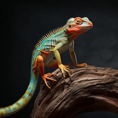 Premium AI Image | A lizard with a detached tail