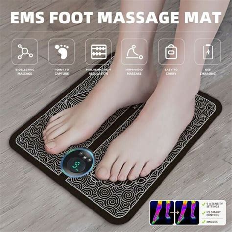 Ems Foot Massage Physiotherapy Multi Directional Electric Muscle Stimulator Contraction Promote