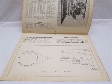 Vtg Sams Photofact Folder Emerson Radio Phono Corp Model 524 Parts