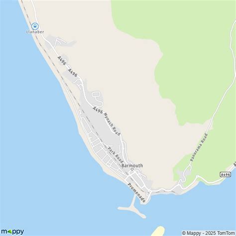 map barmouth map  barmouth ll   practical information
