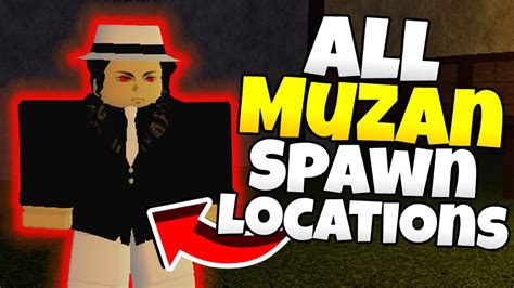 All Muzan Spawn Locations Project Slayers Youtube