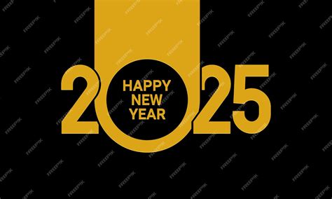 Premium Vector 2025 Happy New Year Text Design Vector