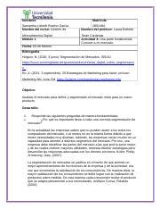 Act Gestion De Mercadotecnia Digital Docx Nombres Matr Cula