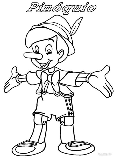Desenhos De Pinóquio - Desenhos de Pinóquio para colorir - Páginas para impressão grátis