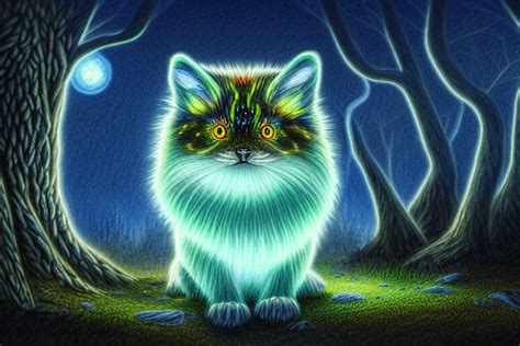 Bioluminescent Cats