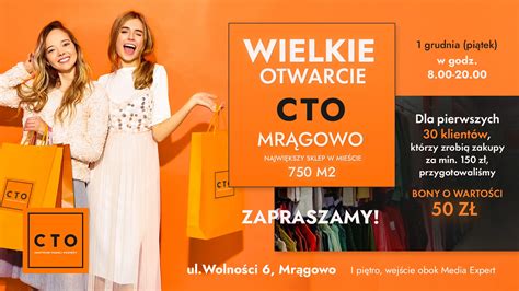 Wielkie Otwarcie Sklepu Mrągowo Wolności 6 Centrum Taniej Odzieży