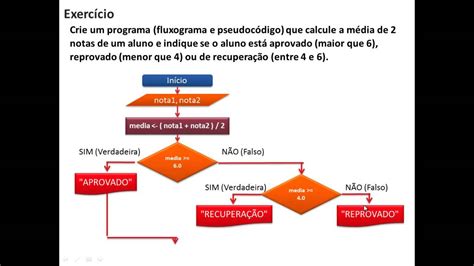 L Gica De Programa O Aula Estruturas De Decis O Aninhadas Youtube