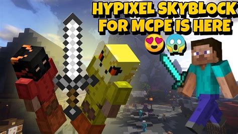 Finally Best Skyblock For Mcpe Is Back Hypixel Skyblock For Mcpe