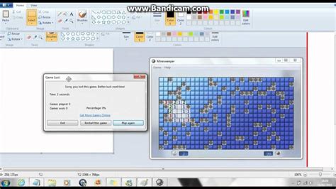 How To Cheat On Minesweeper In Windows 7 Youtube