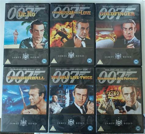 James Bond Sean Connery Film Dvd Collection Set Ebay