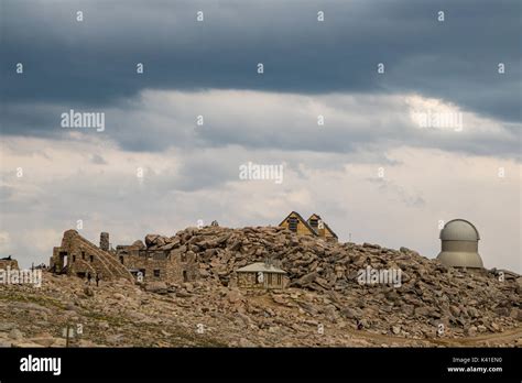 The summit of Mount Evans, near Denver, Colorado Stock Photo - Alamy