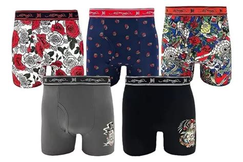 Ed Hardy Paquete 5 Boxers Micro Modal Talla L Envío gratis