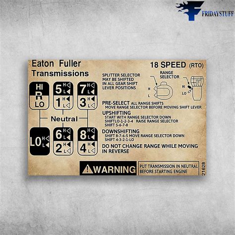 eaton fuller transmission  speed rto fridaystuff