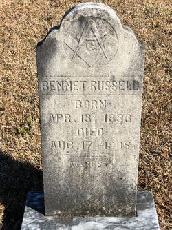 Bennet Russell 1833 1905 Memorial Find A Grave