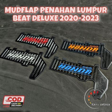 Jual MUDFLAP MUD FLAP PENAHAN LUMPUR HONDA BEAT DELUXE BEAT 2020 2021