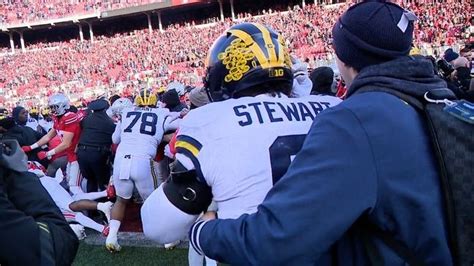 Bodycam Video Of Osu Michigan Post Game Brawl Released