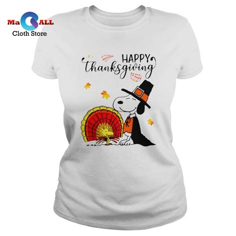 Hot Charlie Brown And Snoopy Thanksgiving Shirt Macall Cloth Store Destination For