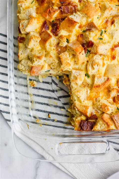 Incredible Egg Strata Recipe With Bacon Ideas The Recipe Box