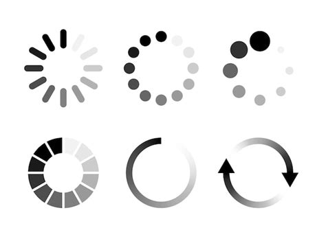 Ic Ne De La Barre De Chargement Dans Un Style Plat Illustration