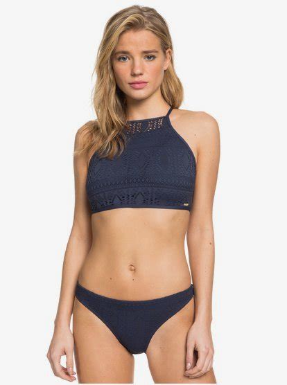 Sweet Wildness Crop Top Bikini Set Roxy