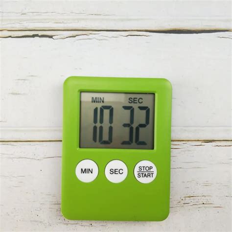 LCD Digitaler Küchentimer mit Magnet mechanischer Countdown Timer für