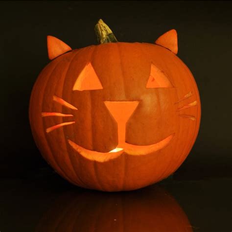 Cat Pumpkin Carvings Photos Ideas And Tips To Carve Cat Jack O Lanterns