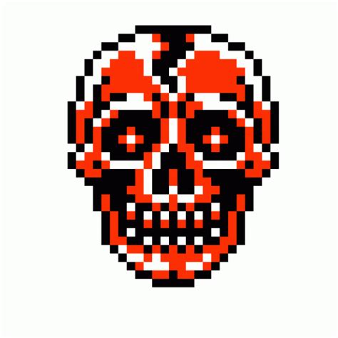 Sticker Skull Sticker Sticker Skull Pixel Art Discover Share Gifs The