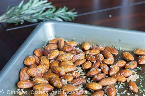 Garlic Rosemary Scented Almonds Dinners Dishes And Desserts