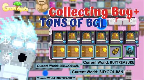 Collect Tons BGL In My Buy World Growtopia YouTube