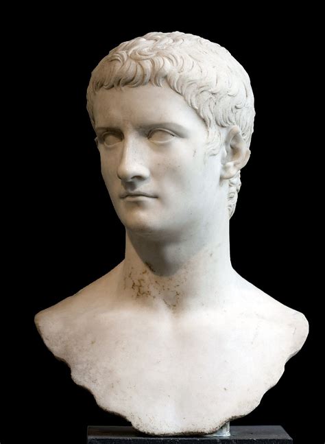 Busto Di Caligola Iv D C Ca Ignoto Lautore Marmo Bianco Scolpito