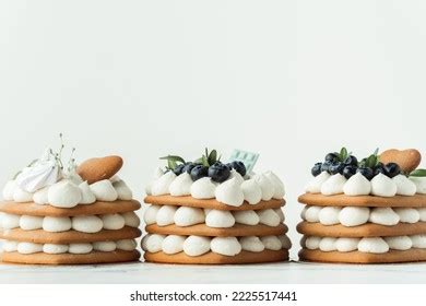 Layered Naked Cakes Cream Cheese Filling Stock Photo Shutterstock