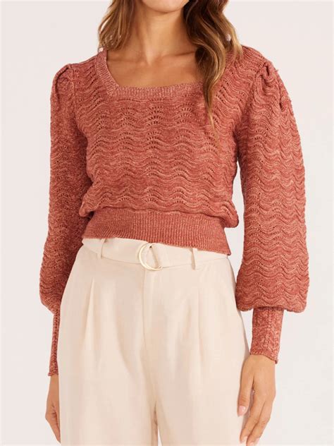 Minkpink Aurora Wave Knit Jumper