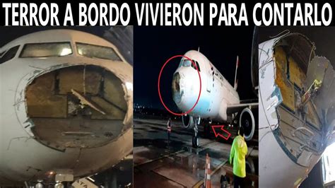 Pánico entre los pasajeros de un avión de Latam que perdió el morro