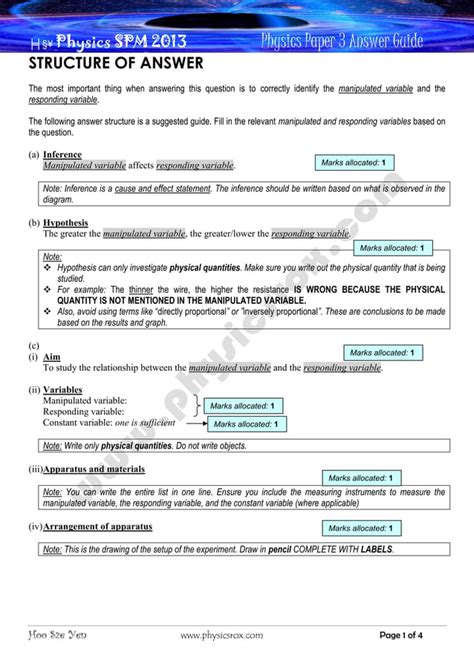 Spm Physics Paper Guide Pdf