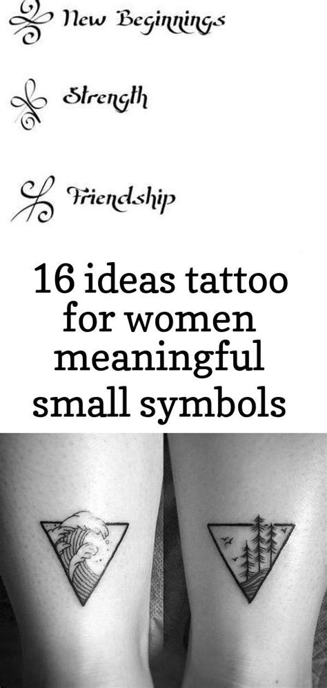 16 ideas tattoo for women meaningful small symbols strength for 2019 1 - Tätowierung | Tattoos ...