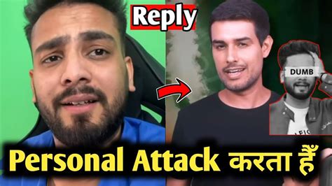 Elvish Yadav Angry Reply On Dhruv Rathee After Roast Video Personal