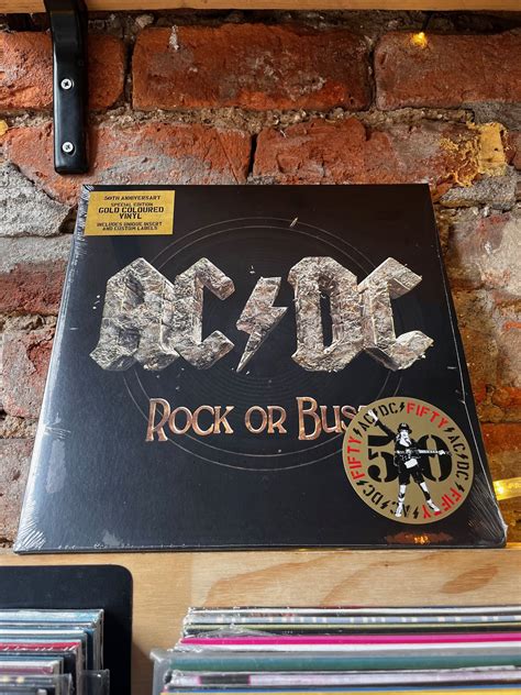 ACDC Rock or Bust 50th Anniversary Gold Vinyl