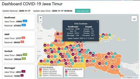 Update Virus Corona Di Surabaya Dan Jatim Selasa 17 November 2020