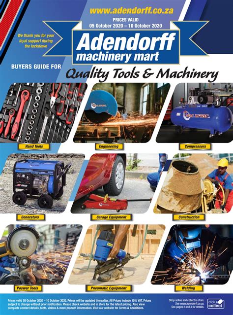 Adendorff Machinery Mart Catalogue Off