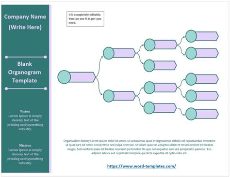 Blank Organogram Templates - Free Word Templates