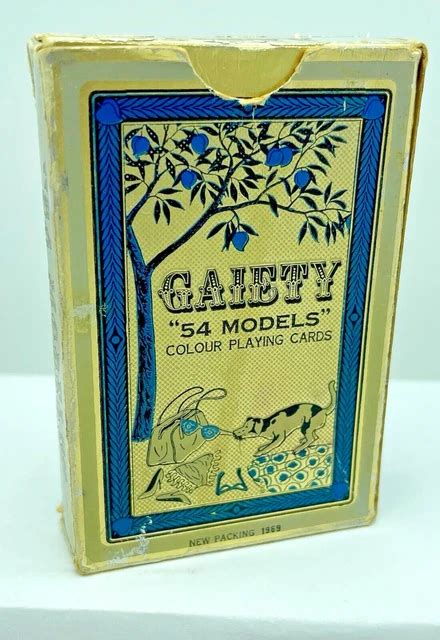 GAIETY 54 MODELS Colour Nude Playing Cards No 202 Complete Set 13
