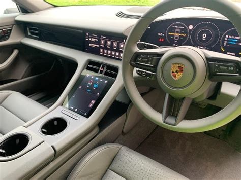 Porsche Taycan interior - My Green Pod