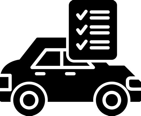 Car Checklist Vector Icon 20417085 Vector Art At Vecteezy