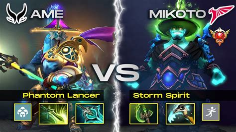 AME Y Su PHANTOM LANCER Se Enfrentan Al PODEROSO STORM SPIRIT De MIKOTO