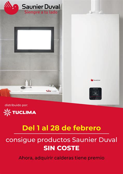 Consigue Productos Saunier Duval Sin Coste Para Ti Tu Clima S L