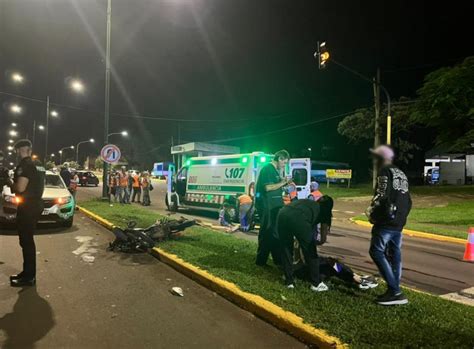 Choque en la Autovía Juan Pablo II de Oberá dejo a una inspectora de